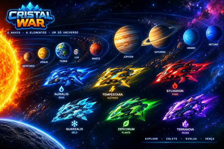 Sistema Solar do Cristal War